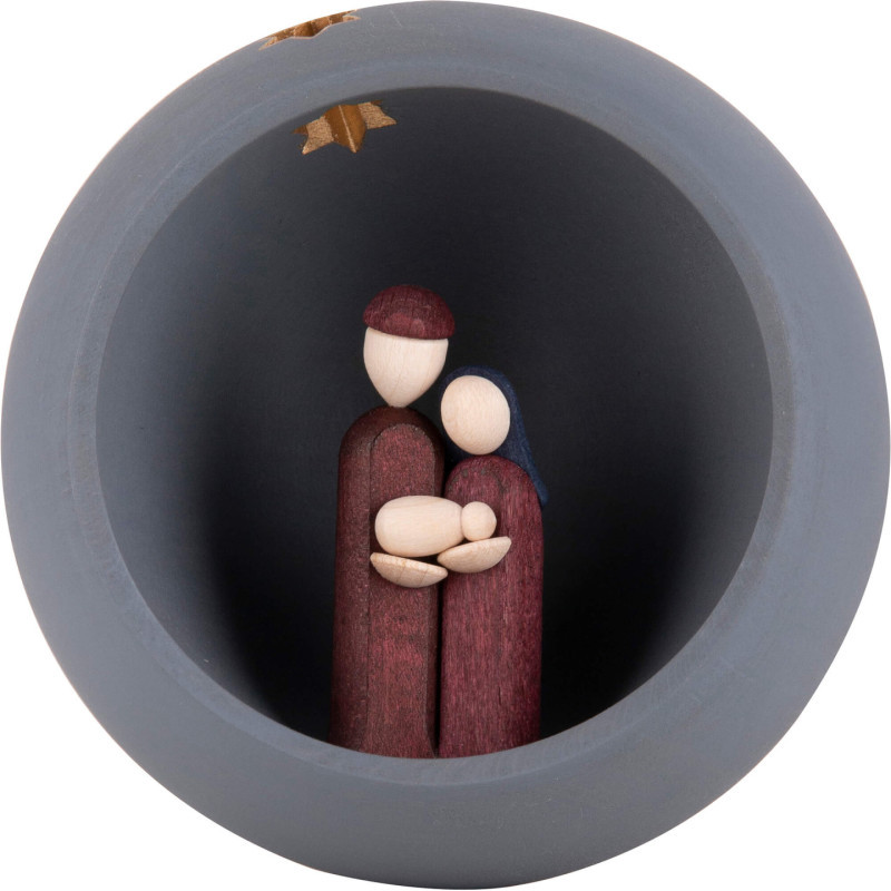 Hand Nativity - grey - 9 cm / 3.5 inch