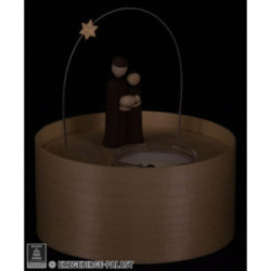 Holy Family - Tea Light Set - natural - 11 cm / 4.3 inch