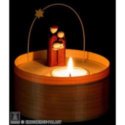 Holy Family - Tea Light Set - colored - 11 cm / 4.3 inch