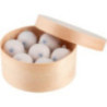Baubles in Wood Chip Box - white - 11,5 cm / 4.5 inch