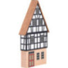 Hintergrundhaus Wohnhaus Giebelhaus mit Fachwerkgiebel - 16 cm