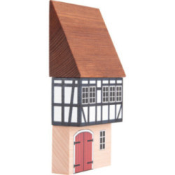 Hintergrundhaus Wohnhaus Traufhaus mit vorgekragtem OG - 16 cm
