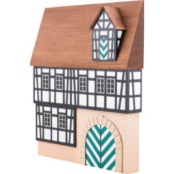 Hintergrundhaus Kaufmannshaus mit Tor und Gaube - 16 cm