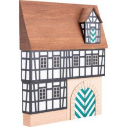 Hintergrundhaus Kaufmannshaus mit Tor und Gaube - 16 cm