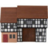 Hintergrundhaus Ackerbürgerhaus mit Toreinfahrt und Nebengebäude - 16 cm