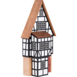Hintergrundhaus Geschäftshaus mit vorgesetztem Fachwerkanbau - 16 cm