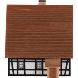 Lighted House Farmhouse - 7 cm / 2.8 inch