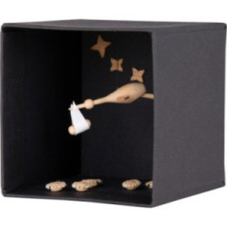 Stork in Box - 5,4 cm / 2.1 inch