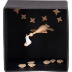 Stork in Box - 5,4 cm / 2.1 inch