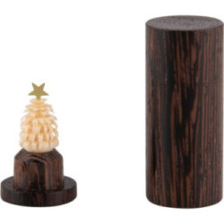 Pocket Christmas Tree - Wenge - 4,5 cm / 1.8 inch