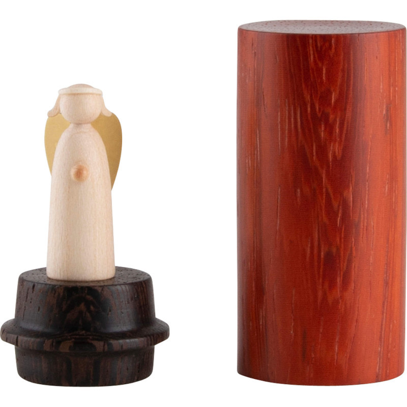 Angel To Go - Padouk Wood with Wenge - 6 cm / 2.4 inch