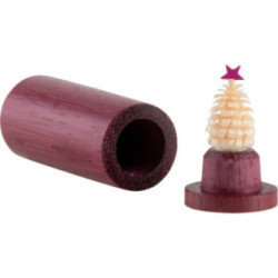 Pocket Christmas Tree - Amaranth - 4,5 cm / 1.8 inch
