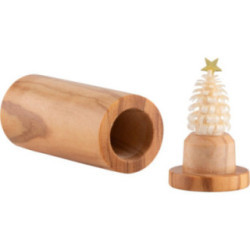 Der Weihnachtsbaum für die Hosentasche - Olive - 4,5 cm