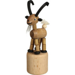 Wackeltier Steinbock - 10 cm