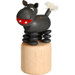 Wackeltier Flußpferd - 7 cm