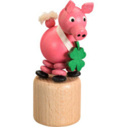 Wiggle Figure - Lucky Pig - 8 cm / 3.1 inch