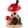 Smoker - Mushroom Hut Toadstool - 15 cm / 5.9 inch