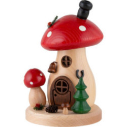 Smoker - Mushroom Hut Toadstool - 15 cm / 5.9 inch
