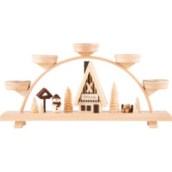 Candle Arch - Snowman - 33x16,5 cm / 13x6.5 inch
