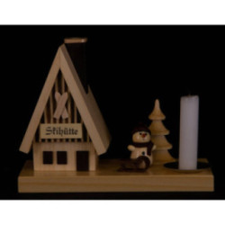 Smoking Hut - Snowman - 12 cm / 4.7 inch