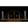 Candle Arch - With Carolers, small  - 23,5x9,5 cm / 9.3x3.7 inch