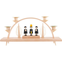 Candle Arch - With Carolers - 33x15 cm / 13x5.9 inch