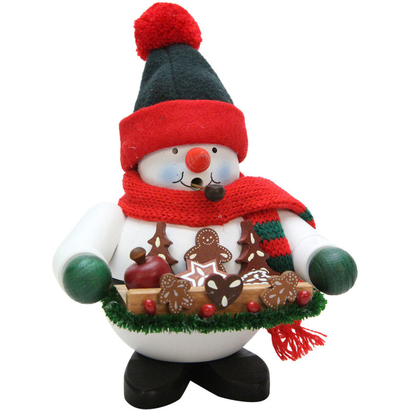 Smoker - Gingerbread Snowman - 17,5 cm / 7 inch