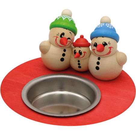 COOL MAN Teelichthalter Family mit 1 Kid - 7 cm