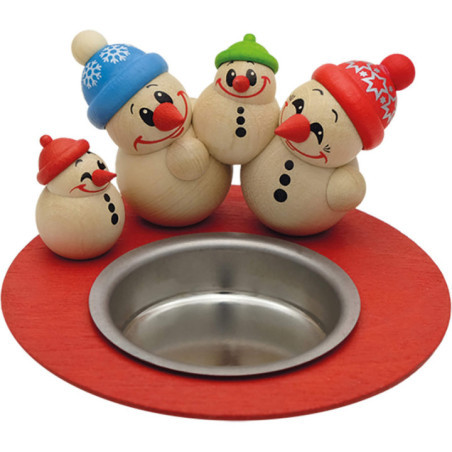 COOL MAN - Tea Light Holder - Family with 2 Kids - 7 cm / 2.8 inch