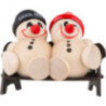 COOL MAN "Two sitting on a bench" - 5 cm / 2 inch