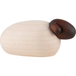 Schaf mit schwarzem Kopf einzeln, natur - 2,5 cm
