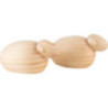 Schaf 2-teilig, natur - 3,5 cm