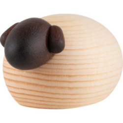 Lamm mit schwarzem Kopf einzeln, natur - 2,5 cm