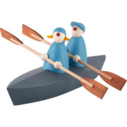 Boat Trip of Two, Light Blue - 9 cm / 3.5 inch