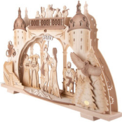 3D-Schwibbogen "Drei Haselnüsse für Aschenbrödel" - 70x41 cm