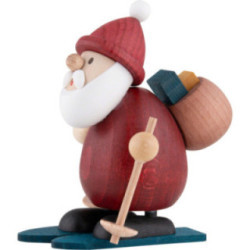 Weihnachtsmann auf Ski - 9,6 cm