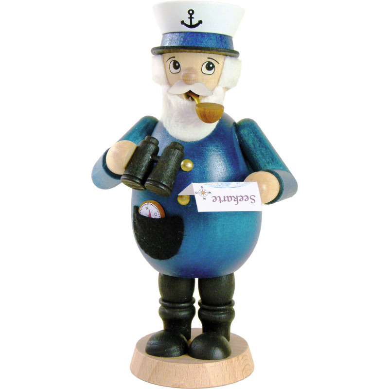 Räuchermännchen Kapitän - 15,5 cm