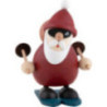 Santa on Ski with Ski-Glasses  - 9,2 cm / 3.6 inch