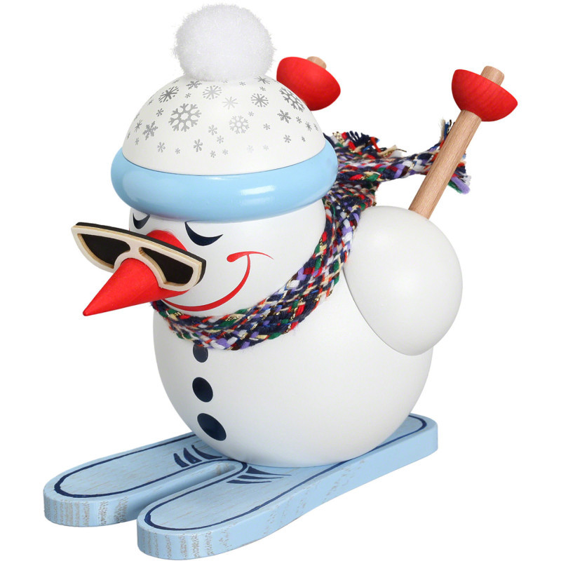 Räuchermännchen Cool-Man Abfahrtsläufer - Kugelräucherfigur - 12 cm