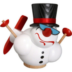 Räuchermännchen Cool-Man Skisturz - Kugelräucherfigur - 12 cm