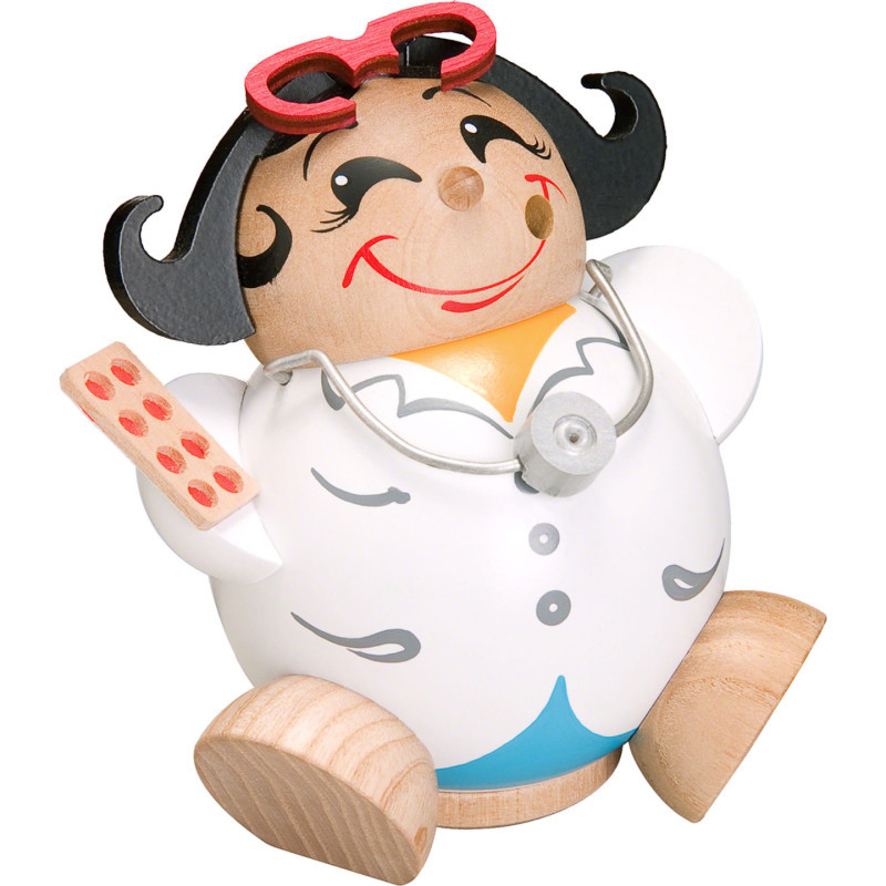 Räuchermännchen Ärztin - Kugelräucherfigur - 12 cm