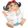 Räuchermännchen Ärztin - Kugelräucherfigur - 12 cm