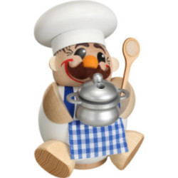 Räuchermännchen Koch - Kugelräucherfigur - 12 cm