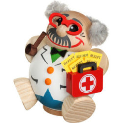 Räuchermännchen Arzt - Kugelräucherfigur - 12 cm