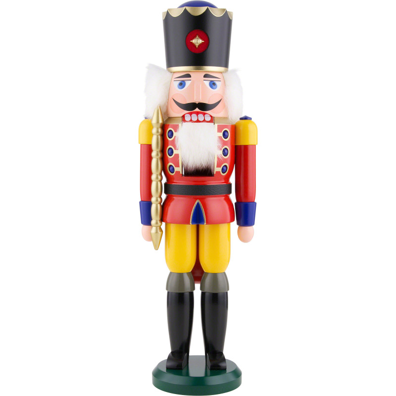 Nussknacker König rot - 50 cm