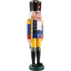 Nussknacker König blau - 100 cm