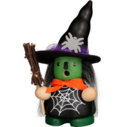 Räuchermännchen Halloween Hexe - 13 cm