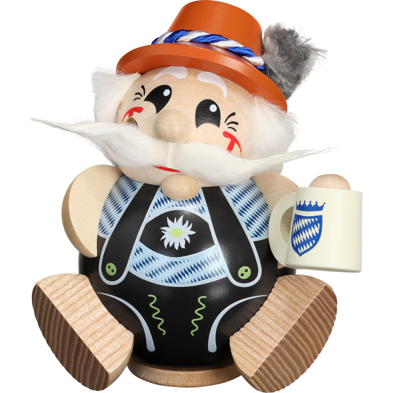 Räuchermännchen Bayer exklusiv - Kugelräucherfigur - 12 cm