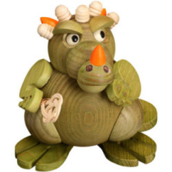 Räucherdrache Drachen-Mama - Kugelräucherfigur - 11 cm