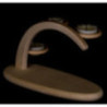 Modern Light Arch - Natural without Figurines - 25x13x10 cm / 9.8x5.1x3.9 inch